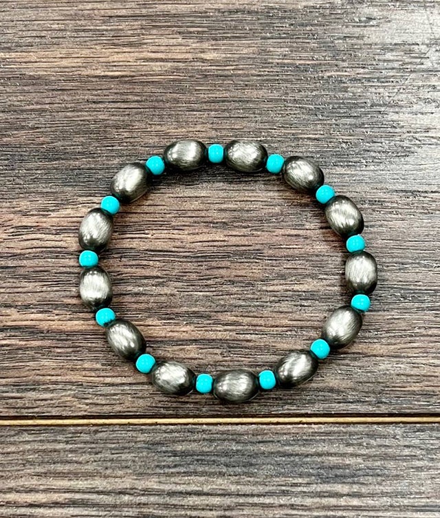 Bracelet Turquoise et Argent 925 - Eloa
